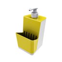 Ver imagem 1 de Dispenser Para Detergente Com Porta Esponja - Amarelo Crippa