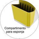 Ver imagem 4 de Dispenser Para Detergente Com Porta Esponja - Amarelo Crippa