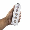 Ver imagem 5 de Spot Led Downlight Powerus Embutir 10w 4000k 35° Irc90 6792 Nordecor St3224