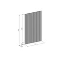 Ver imagem 3 de Painel Ripado Modular 2,50x1,41cm (3,53m²) Nature Fosco Marrom Linea Brasil
