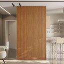 Ver imagem 6 de Painel Ripado Modular MDF Marrom/Nature Fosco Linea Brasil 250cm x 141cm Cobertura 3,53m²