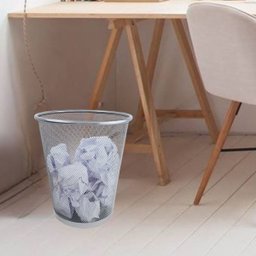 Lixeira Cesto Aramado Prata 10l - 5