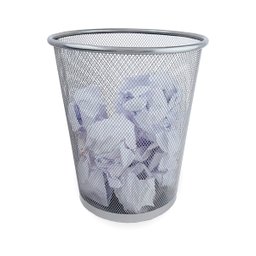 Lixeira Cesto Aramado Prata 10l - 1
