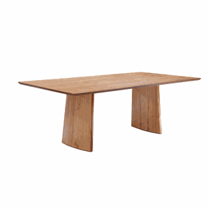 Mesa de Jantar Retangular Malta Cinamomo Claro 240cm Fabrispuma 240x120