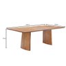 Mesa de Jantar Retangular Malta Cinamomo Claro 240cm Fabrispuma 240x120 - 2