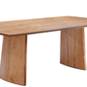 Mesa de Jantar Retangular Malta Cinamomo Claro 240cm Fabrispuma 240x120 - 4