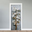 Ver imagem 1 de Adesivo de Porta - Árvore Dourada 3d