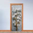 Ver imagem 2 de Adesivo de Porta - Árvore Dourada 3d