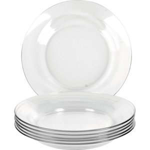 Conjunto de Pratos Fundo Astral Duralex Vidro - Nadir