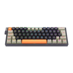 Teclado Mecânico Gamer Fizz RGB Preto Laranja Redragon - 4