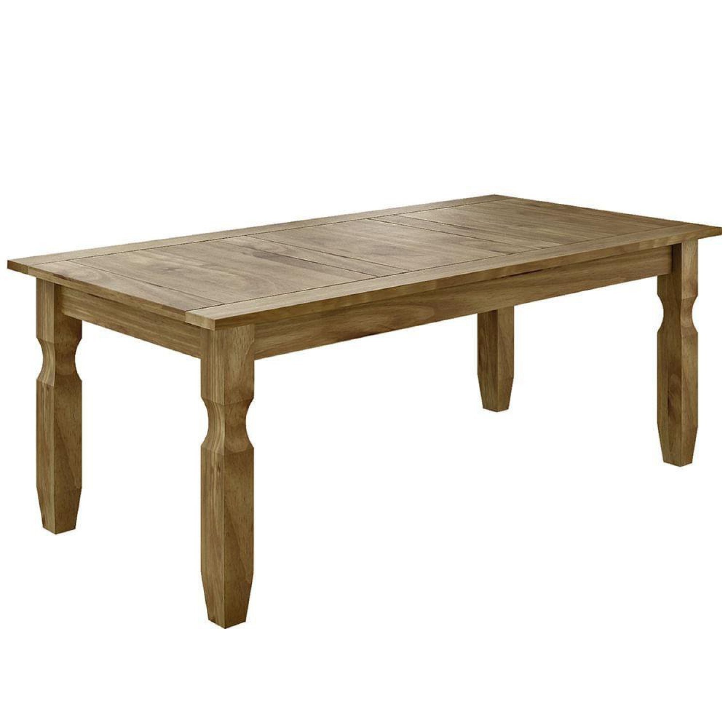 Mesa De Jantar Corona Rustica 160Cm Ideal Para Area Externa Madeira Macica  - 2