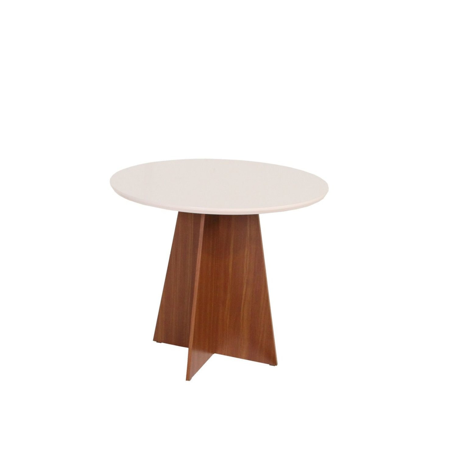 Conjunto Sala de Jantar Mesa Redonda Elane com 4 Cadeiras Nobre - 3