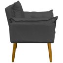 Ver imagem 6 de Poltrona Decorativa Reforçada para Sala Alice para Recepção Manicure Escritório Suede