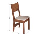 Ver imagem 6 de Conjunto Sala de Jantar Mesa Quadrada Amanda com 4 Cadeiras Milena