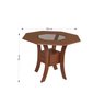 Conjunto Sala de Jantar Mesa Oitavada Munique com 4 Cadeiras Nobre - 5