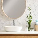 Ver imagem 4 de Papel de Parede Lavavel para Banheiro Cozinha Revestimento Mármore Luxury Marble Tacolado 0,58 X 1,0