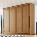 Ver imagem 2 de Guarda Roupas Casal 2 Portas de Correr 6 Gavetas Firenze