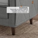 Ver imagem 6 de Poltrona Decorativa Estofada com Pés em Madeira Maciça Sololá Yescasa