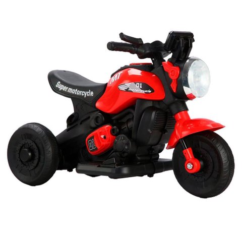 Moto Elétrica First Custom Vermelha Zippy Zippy Toys