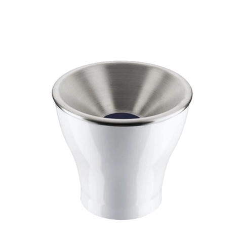 Cuspideira de Vinho para Degustação Preto Branco Inox 2.5l:branco