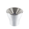 Cuspideira de Vinho para Degustação Preto Branco Inox 2.5l:branco - 1