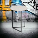 Ver imagem 3 de Mesinha para Sala Lateral Estilo Industrial Decorativo Jade