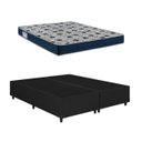 Ver imagem 1 de Cama Base Casal Bipartido Preto Colchão Iso 60 D28 - Ortobom