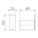 Ver imagem 2 de Cabide Docol Flat 9609CE Ônix