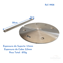 Kit 02 Suporte Prato Indução de Calor para Qualquer Panela - 4