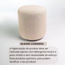 Ver imagem 5 de Kit 03 Puff Perse 36cm Decorativo Puffe Sala Quarto Tecido Linho