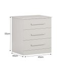 Ver imagem 6 de Dormitorio Casal 4 Pçs 6 Portas Completo Aspen - Arbo Design
