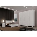 Ver imagem 1 de Dormitorio Casal 4 Pçs 6 Portas Completo Aspen - Arbo Design