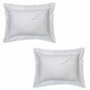 Ver imagem 1 de Fronha Par Bordados 50x70 cm Gaivota Branco/Blues Kacyumara