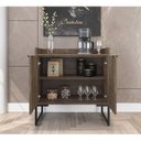 Ver imagem 2 de Armário Para Escritório Baixo com 2 Portas Industrial Iron