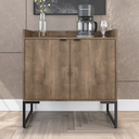 Ver imagem 1 de Armário Para Escritório Baixo com 2 Portas Industrial Iron