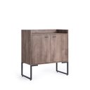 Ver imagem 3 de Armário Para Escritório Baixo com 2 Portas Industrial Iron