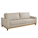 Ver imagem 6 de Sofá Cama Retrátil Alegra 3 Lugares 224cm Linho