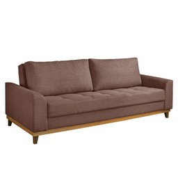 Sofá Cama Retrátil Alegra 3 Lugares 224cm Linho  - 6