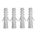 Ver imagem 1 de Cartela de Bucha S6 com Aba e Escapula 4 Peças - 600572 - Fischer Cart.bucha S6 com Aba C/escapula C