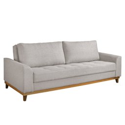 Sofá Cama Retrátil Alegra 3 Lugares 224cm Linho  - 6