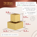 Ver imagem 6 de Acabamento para Registro Geral 50mm Dourado Fosco Quadrado Chuveiro Banheiro Padrão Fabrimar Metal 1