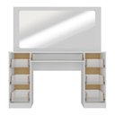 Ver imagem 4 de Penteadeira Camarim com Espelho e 7 Gavetas Flex Isis Multimóveis MP6065 Branco/Madeirado
