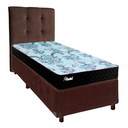 Ver imagem 1 de Kit Cama Box + Cabeceira + Colchão Solteiro Molas Ensacadas - Life Gold - Paropas
