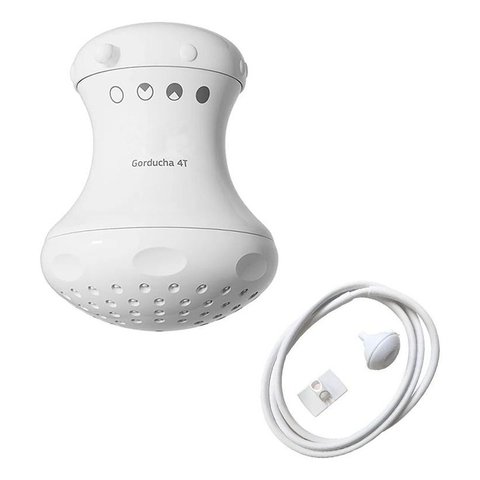 Ducha Gorducha 5700w 220v 4 Temp Haste Branco Zagonel