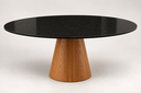 Ver imagem 3 de Mesa de Jantar Cone Oval 230x120cm em Mármore São Gabriel