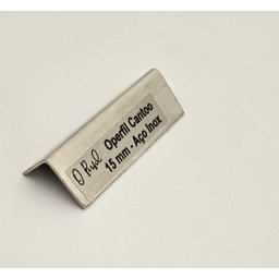 Perfil Cantoo - Aço 304 - Pol. 15 X 15 X 3000 Mm - 1