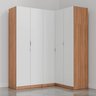 Guarda Roupa Modulado de Canto 5 Portas 3 Peças Hera CabeCasa MadeiraMadeira - 6