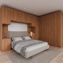 Ver imagem 2 de Guarda Roupa Modulado de Casal 12 Portas 6 Peças 2 Mesas de Cabeceira Hera CabeCasa MadeiraOriginals