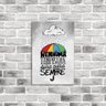 Placa Decorativa em MDF Nenhuma Tempestade Dura Para Sempre 20x30 - 2