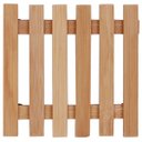 Ver imagem 5 de Descanso de Panela Quadrado Madeira Ripado 14,5cm | 04 Un